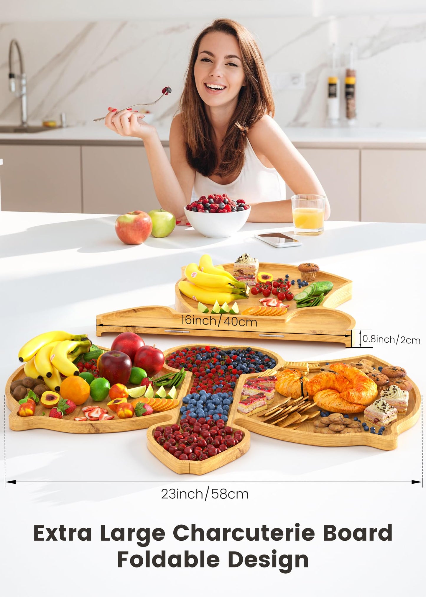 Große Charcuterie Boards Käsebrett