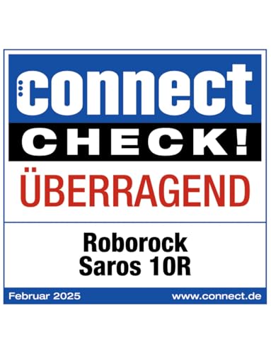 Roborock Saros 10R Saugroboter mit Wischfunktion, 22.000 Pa, 7,98cm Ultra-Slim, Zero-Tangle