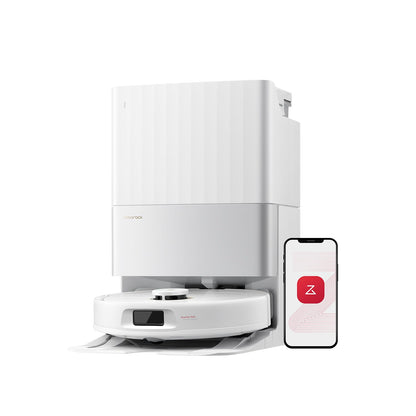 Roborock Qrevo S5V Weiß Saugroboter mit Wischfunktion, 12.000 Pa, Hebarer Mopp, Zero-Tangle