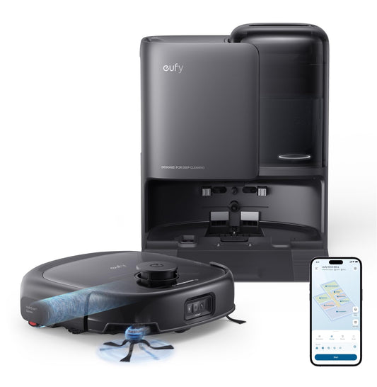 eufy E25 Omni Saug- und Wischroboter, 20.000 Pa, HydroJet System, Anti-Verheddern