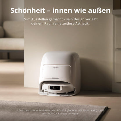 DJI ROMO S inkl. Zubehörset Saugroboter mit Wischfunktion, 25.000 Pa, 200 Tage wartungsfrei