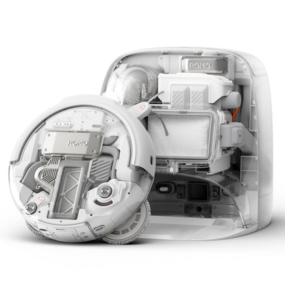 DJI ROMO P inkl. Zubehörset Saugroboter mit Wischfunktion, 25.000 Pa, 200 Tage wartungsfrei