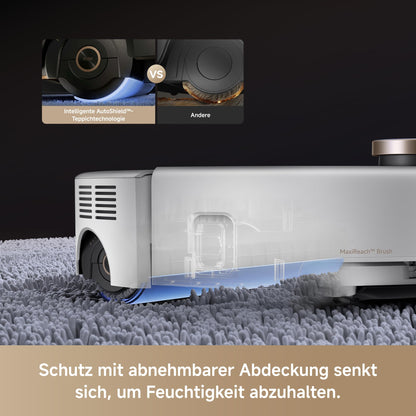 MOVA Z60 Ultra Roller Complete Saugroboter mit Wischfunktion, 28.000 Pa, StepMaster 2.0, HydroForce