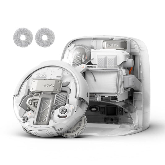 DJI ROMO P inkl. Wischmopp Saugroboter mit Wischfunktion, 25.000 Pa, Drohnen-Erkennung