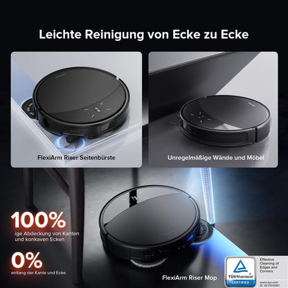 Roborock Saros 10R Saugroboter mit Wischfunktion, 22.000 Pa, 7,98cm Ultra-Slim, Zero-Tangle