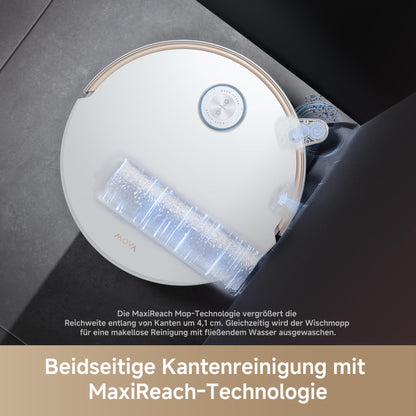 MOVA Z60 Ultra Roller Complete Saugroboter mit Wischfunktion, 28.000 Pa, StepMaster 2.0, HydroForce