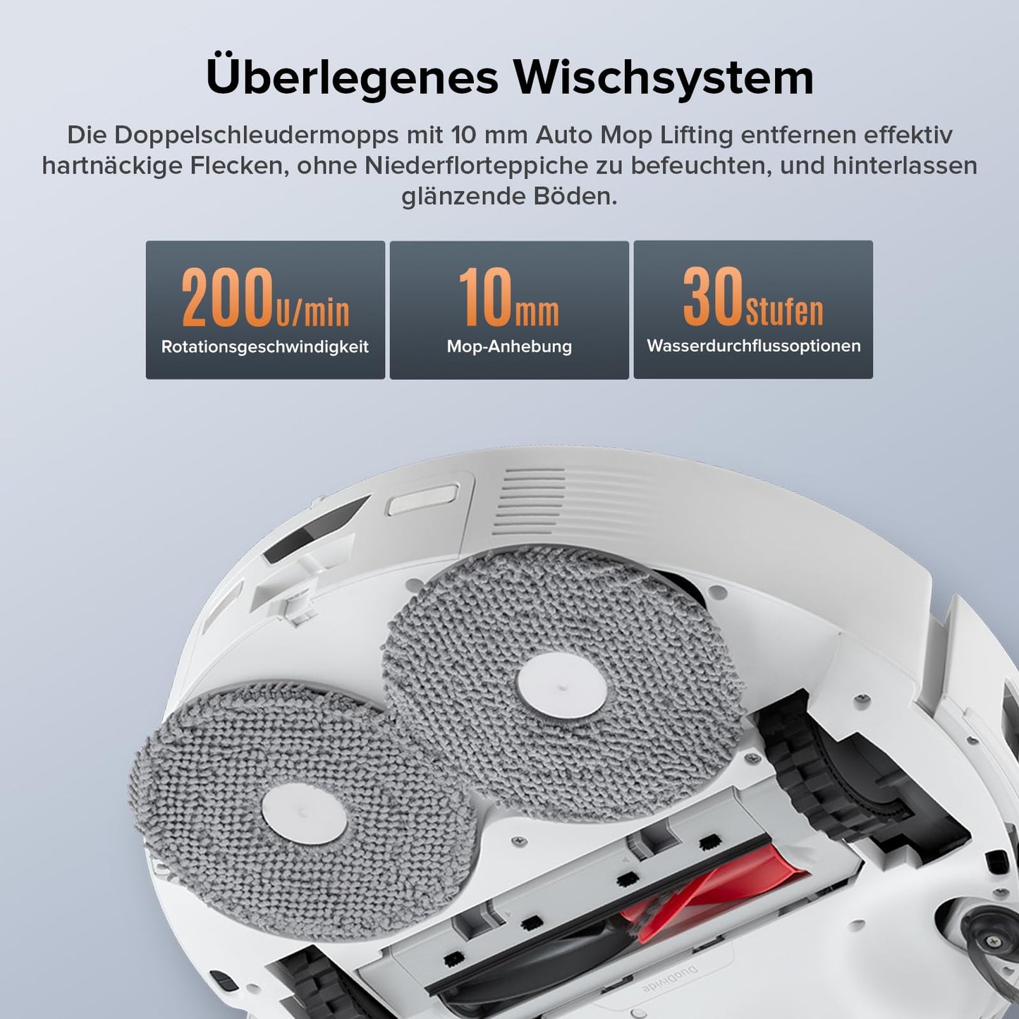 Roborock Qrevo Edge S5A Weiß Saugroboter mit Wischfunktion, 18.500 Pa, 75°C Heißwasser, FlexiArm