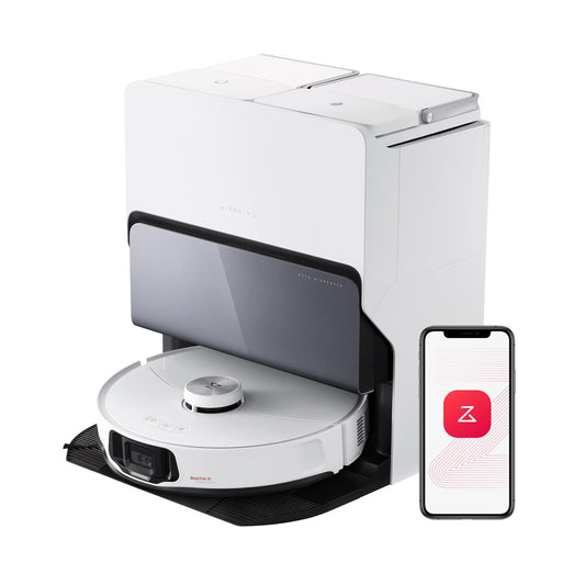 Roborock S8 MaxV Ultra Saugroboter mit Wischfunktion, 10.000 Pa, 60°C Heißwasser, Ausfahrbare Bürste