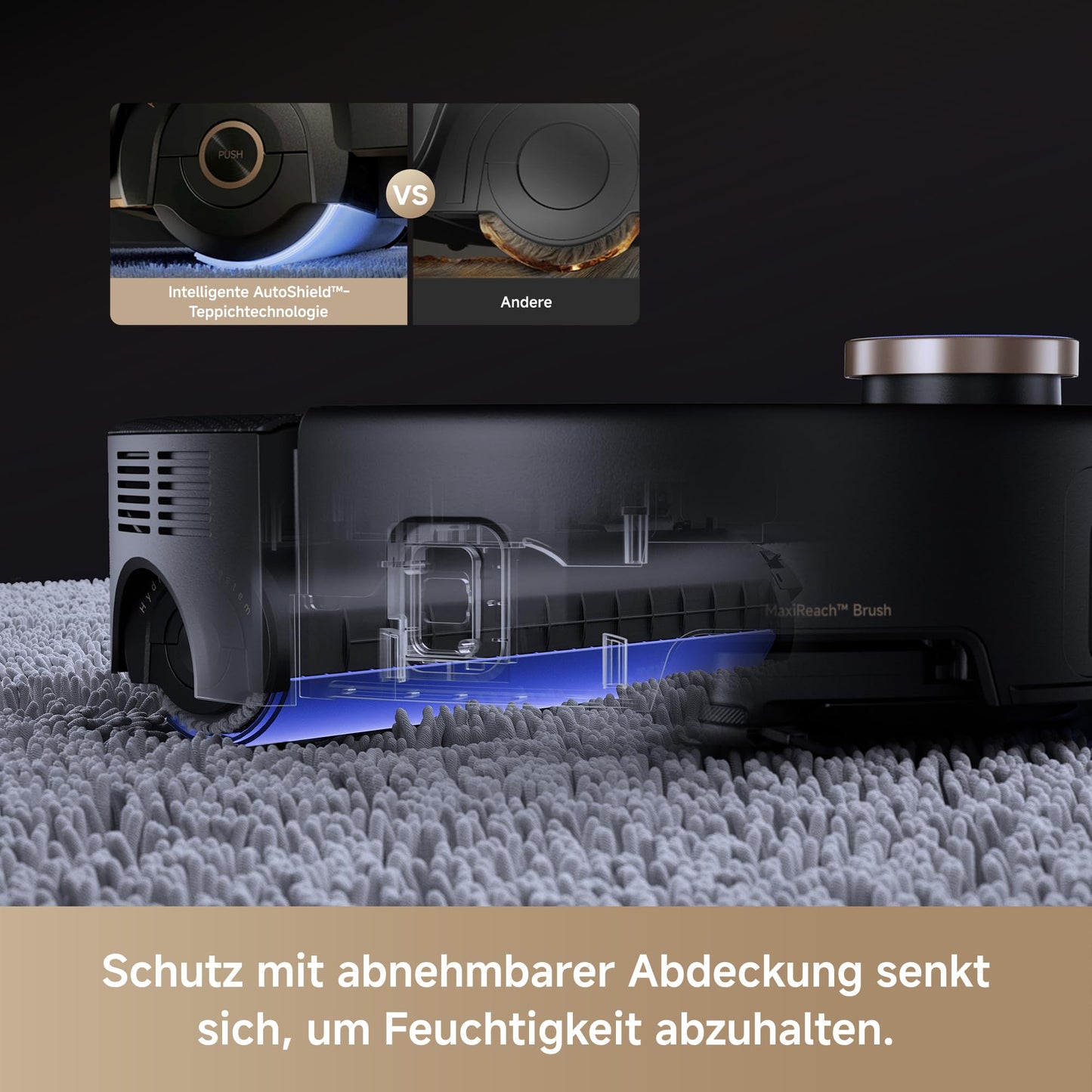 Mova Z60 Ultra Roller Complete Saugroboter mit Wischfunktion, 28.000 Pa, 8cm Hindernisse, LiftPro