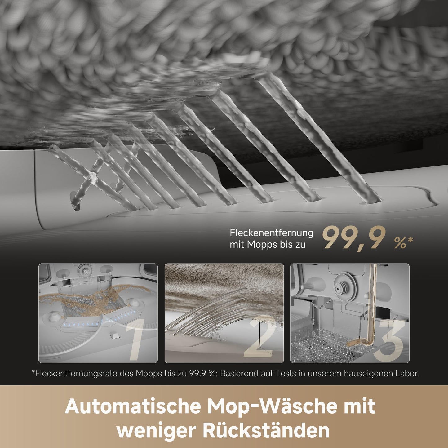 dreame X50 Ultra Complete Saugroboter mit Wischfunktion, 20.000 Pa, 6cm Hindernisfreiheit, KI-Navigation