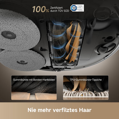 dreame X50 Ultra Complete Saugroboter mit Wischfunktion, 20.000 Pa, 6cm Hindernisfreiheit, KI-Navigation