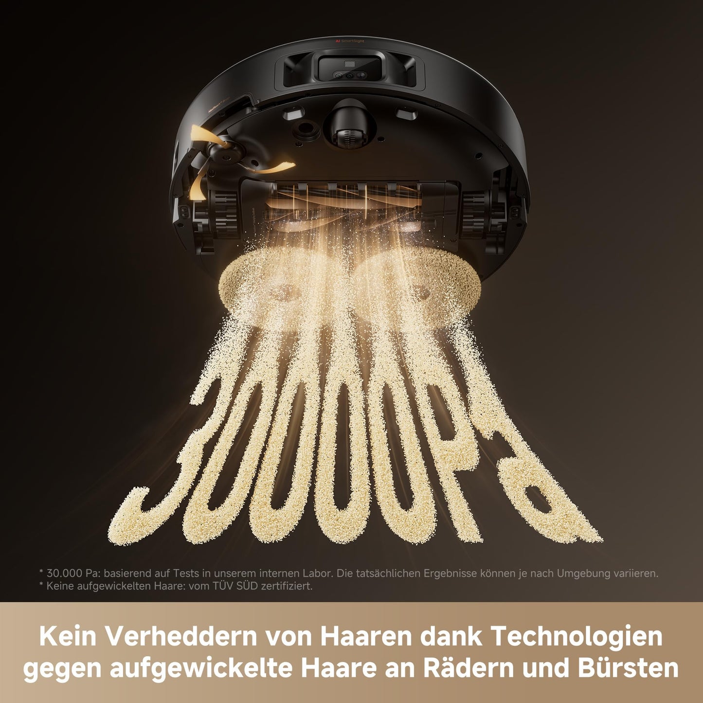 Mova Mobius 60 Saugroboter mit MopSwap, 30.000 Pa, 8cm Hindernisüberquerung, 100°C PTC