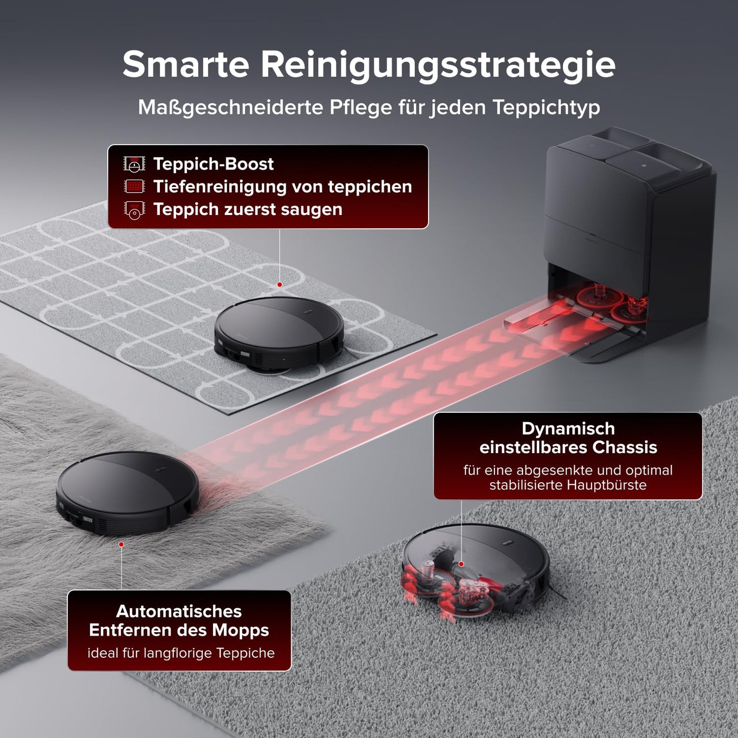 Roborock Saros 20 Saugroboter mit Wischfunktion, 36.000 Pa, AdaptiLift 3.0, StarSight 2.0