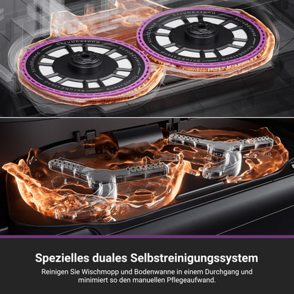 Eureka J15 Max Ultra Saugroboter mit Wischfunktion, 22.000 Pa, Selbstreinigung, IntelliView 2.0